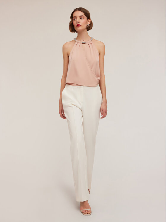 Motivi Motivi Top D716Q000433N006 Rosa Flared Fit