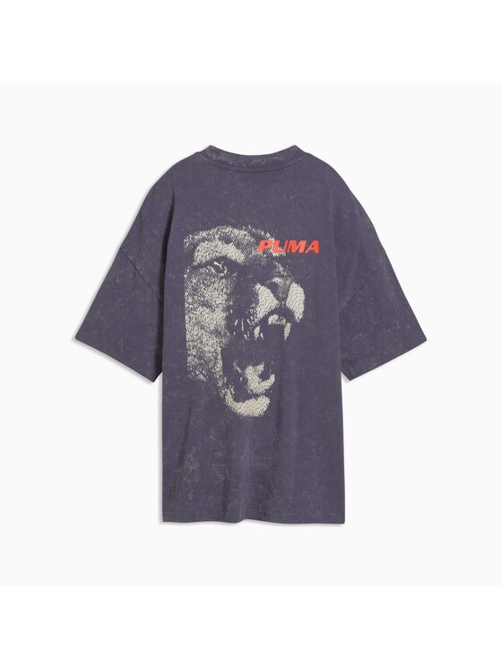 Puma Puma T-Shirt 636647 Fioletowy Regular Fit