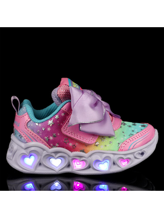 Pink skechers 2025 with bow