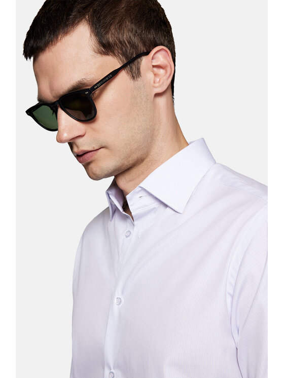 Lancerto Lancerto Koszula Glenys KO051223000011 Fioletowy Slim Fit