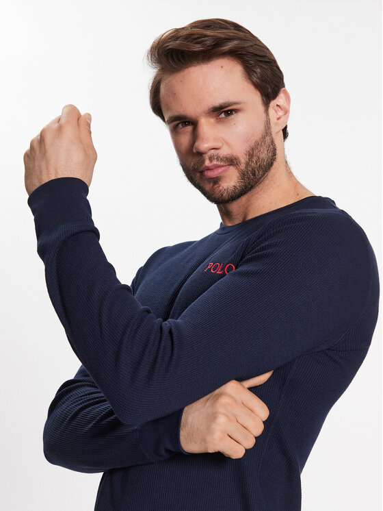 Polo Ralph Lauren Polo Ralph Lauren Majica dugih rukava 714899615002 Tamnoplava Regular Fit