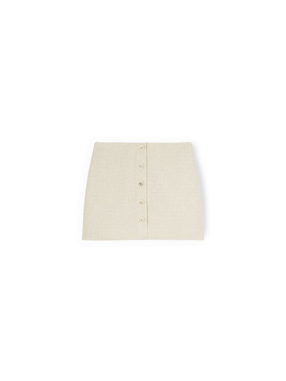 Motivi Motivi Minigonna 1017Q001181N002 Bianco Regular Fit