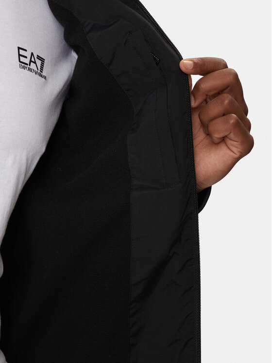 EA7 Emporio Armani EA7 Emporio Armani Kevad-sügis jope 8NPB21 PNFZZ 1200 Must Regular Fit
