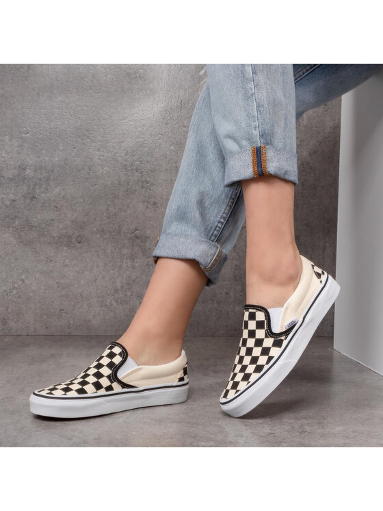 Vans Vans Teniszcipő Classic Slip-On VN000EYEBWW1 Ekru