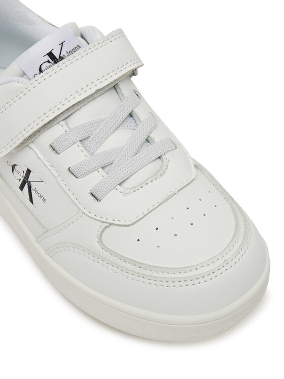 Calvin Klein Jeans Calvin Klein Jeans Laisvalaikio batai Low Cut Lace-Up/ Velcro Sneaker V1X9-82077-1355 S Balta