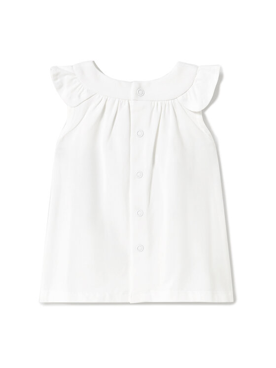 Mayoral Mayoral Rochie de zi 1852 Alb Regular Fit