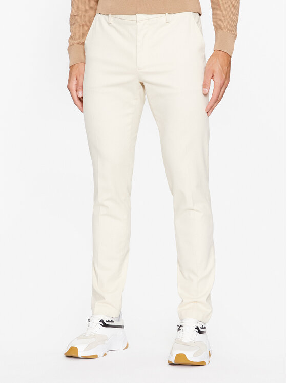 BOSS Boss Чіноси Kaito1 50499630 Écru Slim Fit