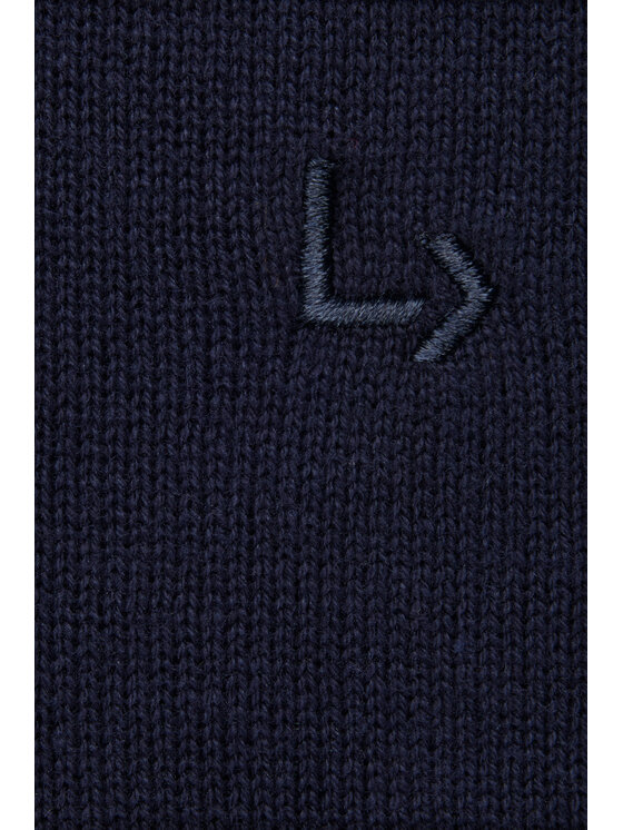 Lancerto Lancerto Sweter Morey SW073223000014 Granatowy Regular Fit