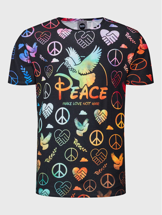 T-shirt Unisex Make Love Not War Multicolore
