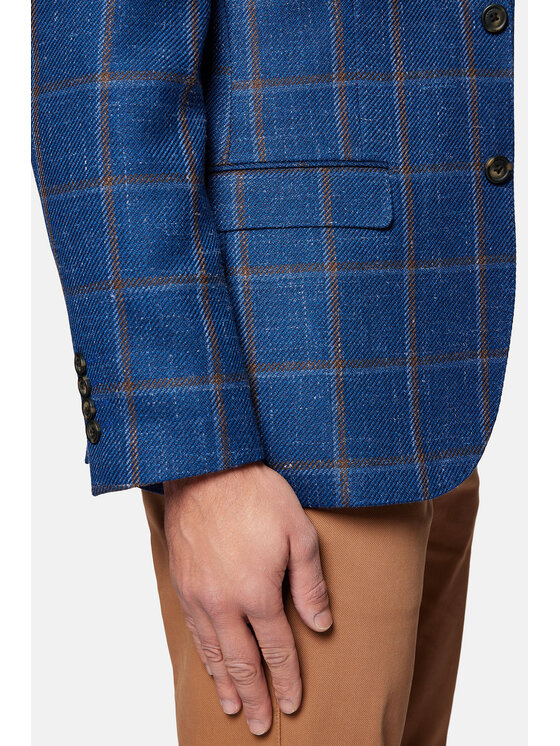 Lancerto Lancerto Marynarka Tulsa MA073124000003 Niebieski Slim Fit