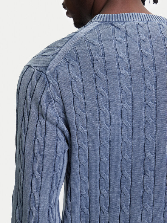 Tommy Hilfiger Tommy Hilfiger Džemperis Classic MW0MW39524 Gaiši zils Regular Fit