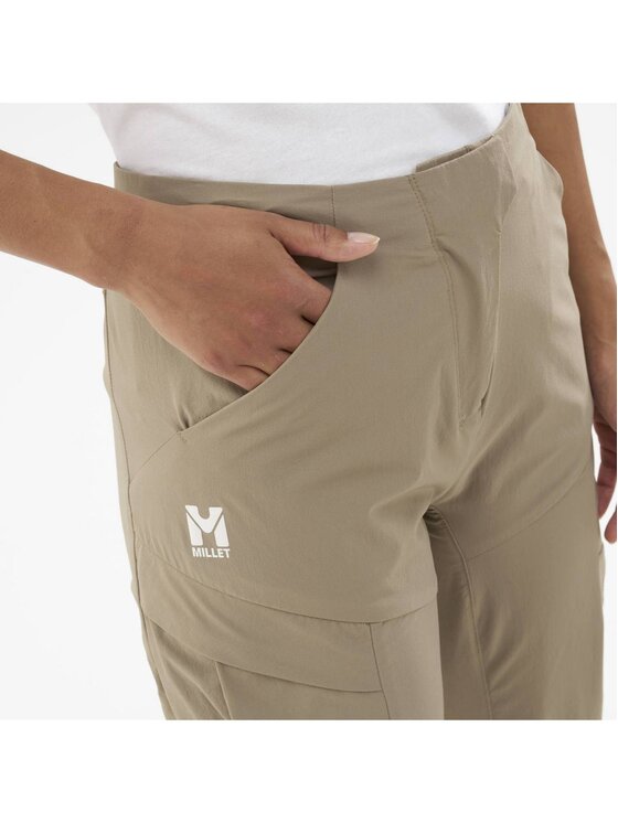 Millet Millet Spodnie outdoor Cimaï Poly Pant W Szary Relaxed Fit