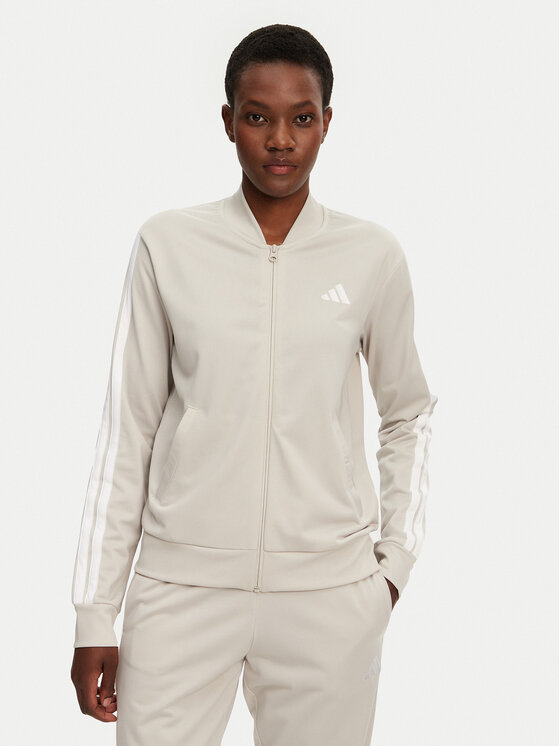 adidas adidas Tepláková souprava Essentials 3-Stripes JD2686 Béžová Regular Fit