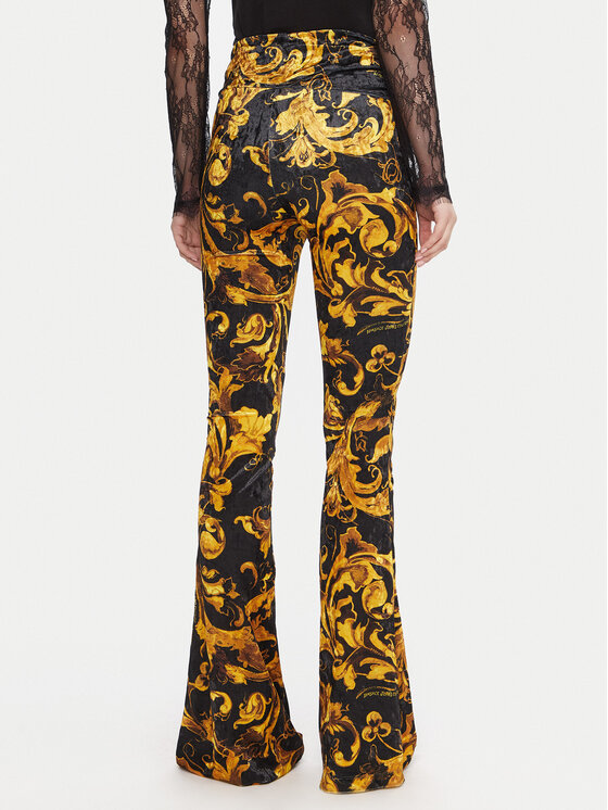 Versace Jeans Couture Versace Jeans Couture Leggings 79HAC322 JS508 Fekete Slim Fit