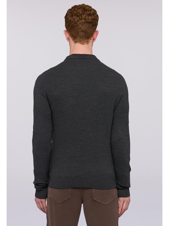 Trussardi Trussardi Cardigan M0038000005N013 Grigio Regular Fit