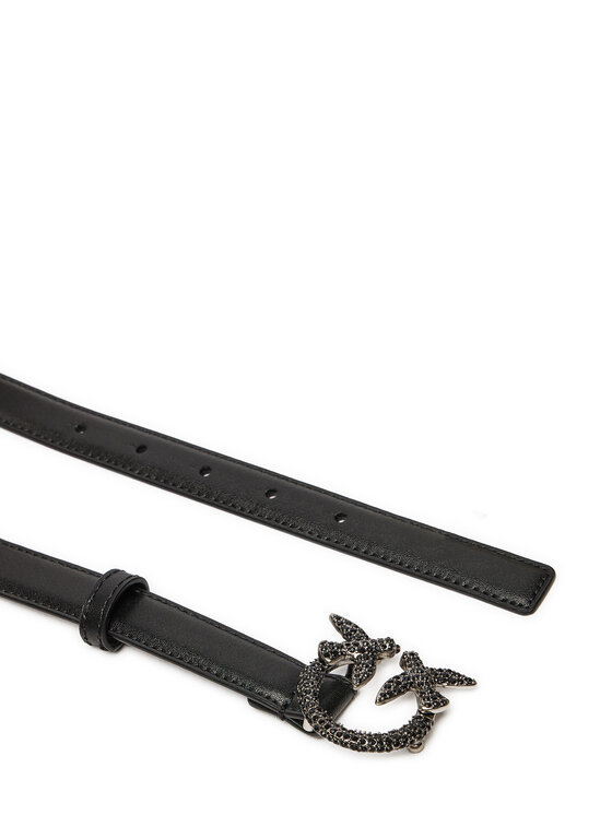 PINKO PINKO Ženski remen Love Berry H2 Belt AI 24-25 PLT01 100143 A2A9 Crna