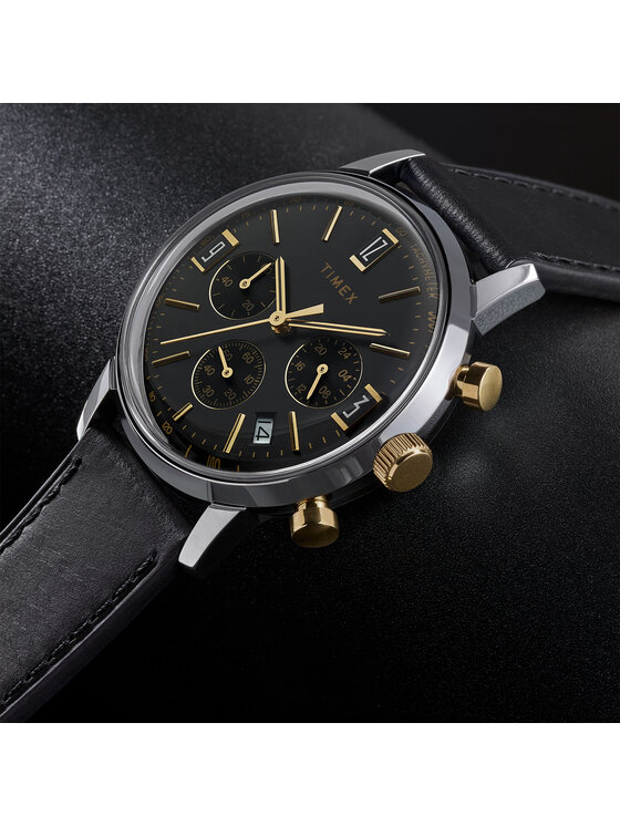 Timex Timex Hodinky TW2W51500 Čierna