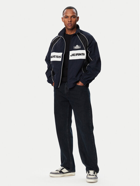 Guess Jeans Guess Jeans Giacca di transizione M6YL12 W2695 Blu scuro Regular Fit