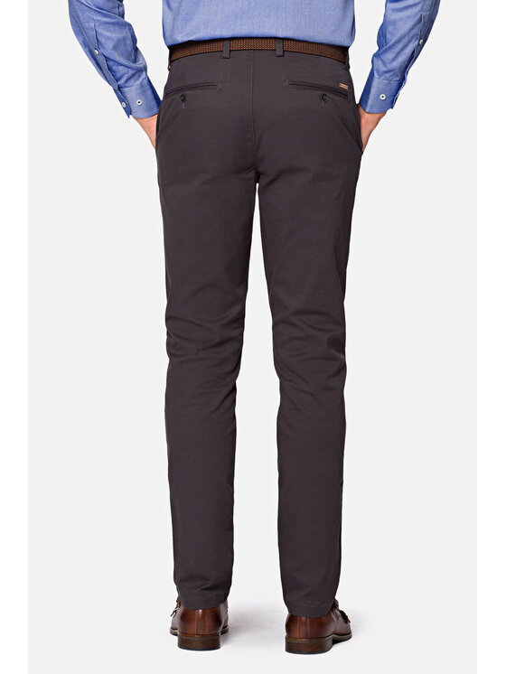 Lancerto Lancerto Spodnie materiałowe Nestor Szary Regular Fit