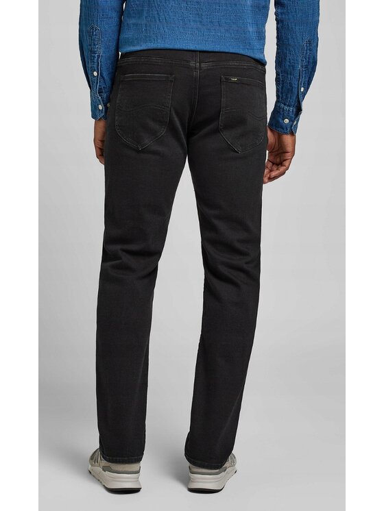 Lee Lee Jeansy Straight Fit MVP Extereme Motion Czarny Tapered Fit