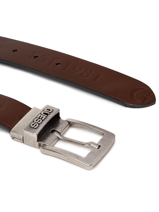 Guess Guess Moški pas Reversible Belt M3RZ12 L0S80 Črna