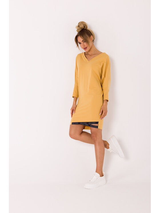 Made of Emotion Made of Emotion Vestito da giorno M732 Giallo Premium Fit