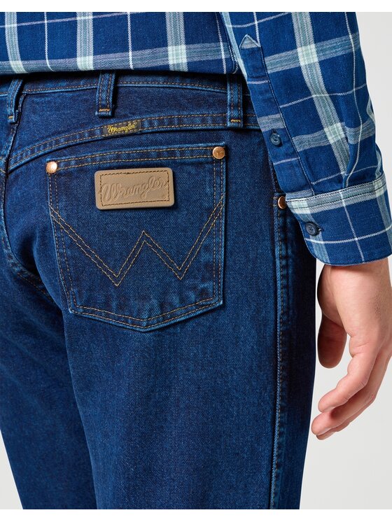 Wrangler Wrangler Jeansy 13MWZ Granatowy Straight Leg