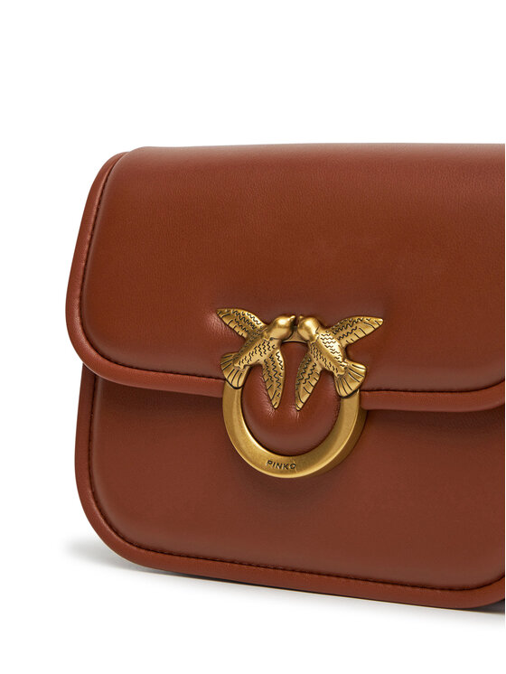 PINKO PINKO Krepšys Love Box Bag Fl Mini PE 25 PLTT 104297 A26L Ruda