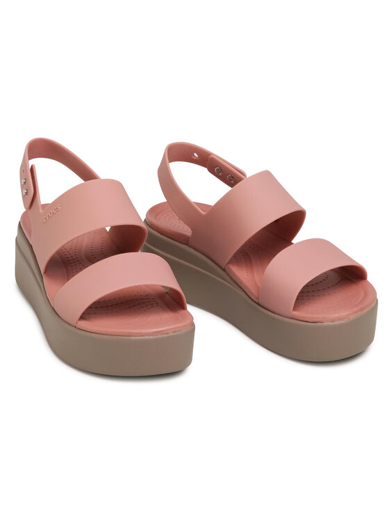 Crocs Crocs Sandaalid Brooklyn Low Wedge W 206453 Roosa