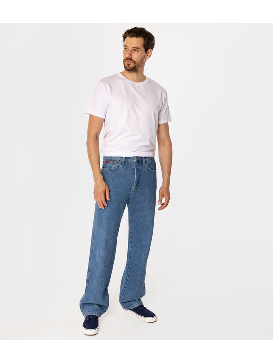 Lee Cooper Lee Cooper Jeansy BENITO 4187 Niebieski Baggy Fit