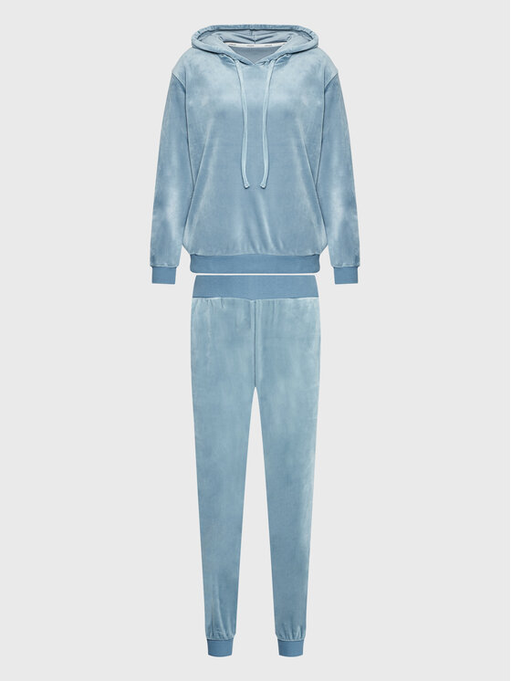 Selmark Pižama P4676 Modra Regular Fit