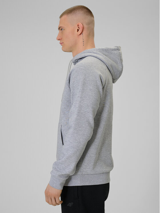4F 4F Bluza WINTER CODE Szary jasny Regular Fit