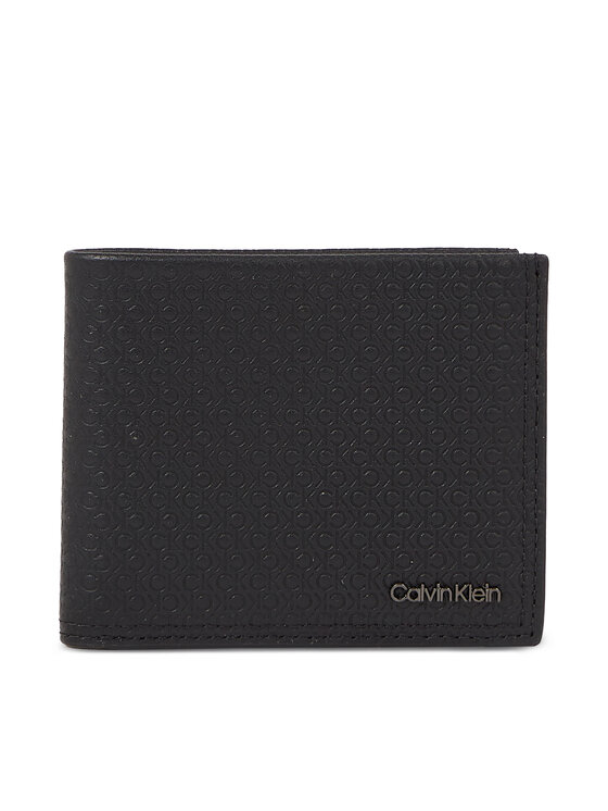 Calvin Klein Moška denarnica Minimalism Bifold 6Cc W/Bill K50K510894 Črna