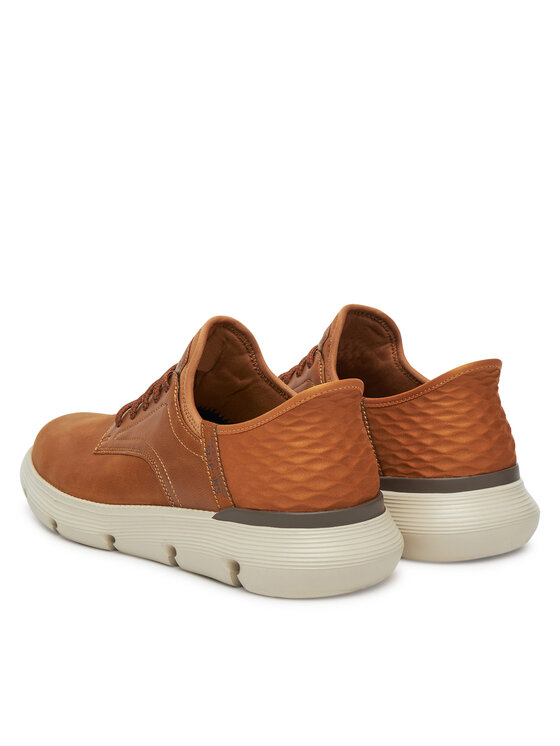 Skechers Skechers Sneakersy Garza-Gervin 205046/WTN Brązowy