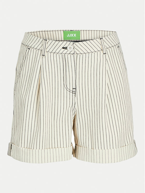 JJXX JJXX Szorty materiałowe Maddy 12253014 Écru Loose Fit