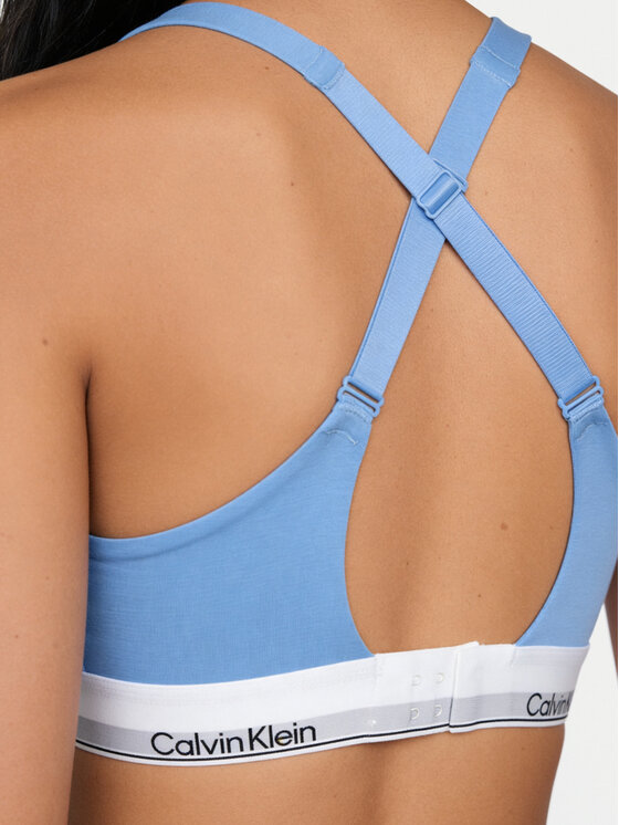 Calvin Klein Underwear Calvin Klein Underwear Podprsenka Bralette LV00QF8500 Modrá