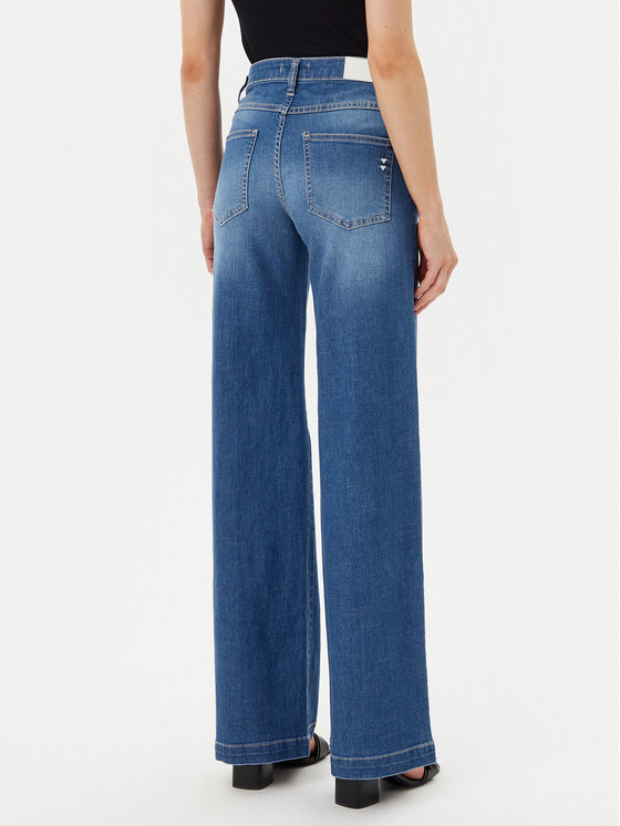 Please Please Traperice P3FDBQ2NTZ Plava Wide Leg