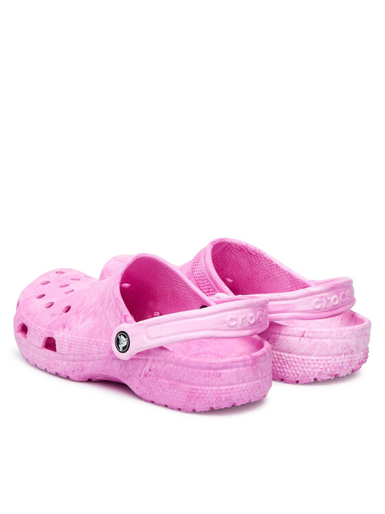 Crocs Crocs Natikači Classic Watercolor Marbled Clog 211583 Roza