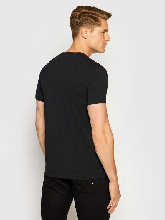 Tommy Hilfiger Tommy Hilfiger Marškinėliai 867896625 Juoda Slim Fit
