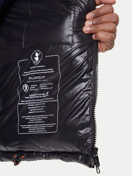 Save The Duck Save The Duck Weste D81382U LOVE21 Schwarz Regular Fit