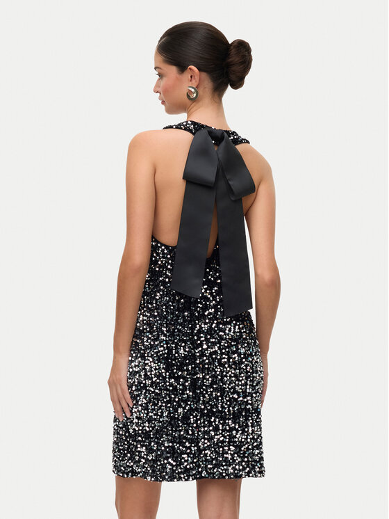 Vero Moda Vero Moda Kokteiļkleita Bella 10335720 Melns Slim Fit