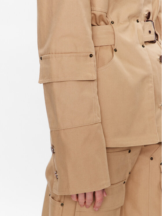 Remain Remain Demisezoninė striukė Canvas 5001692546 Smėlio Oversize
