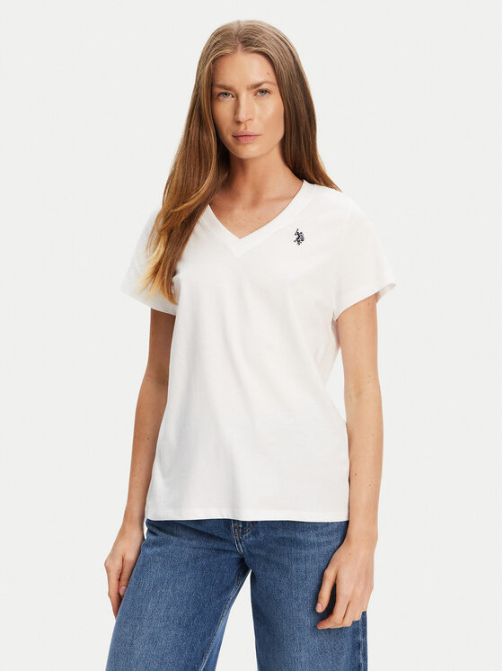 U.S. Polo Assn. U.S. Polo Assn. Majica WUP0635 Bela Classic Fit