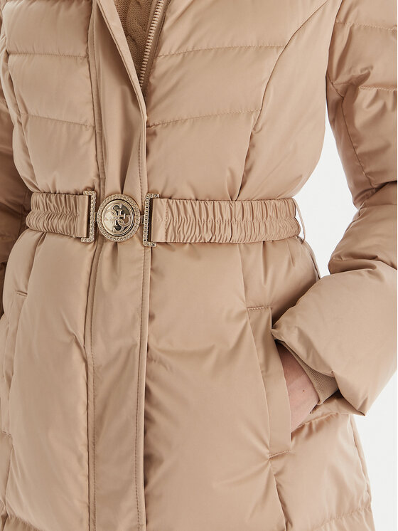 Guess Guess Pūkinė striukė W5BL29 W2802 Smėlio Regular Fit