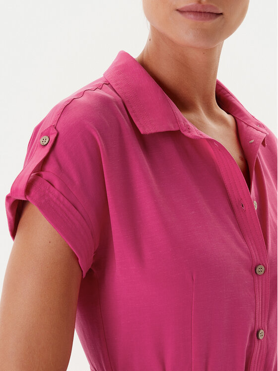 Tatuum Tatuum Рокля тип риза Nicoletta T2511.203 Розов Regular Fit