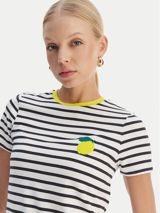 ONLY ONLY T-krekls Heart 15318959 Balts Regular Fit