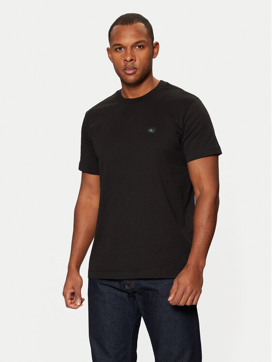 Calvin Klein Jeans Calvin Klein Jeans Póló J30J327100 Fekete Regular Fit