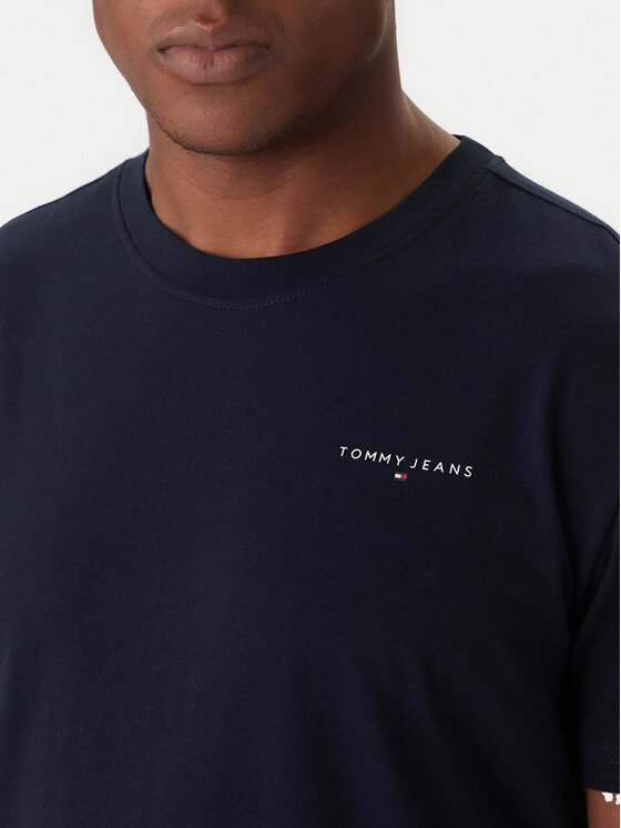 Tommy Jeans Tommy Jeans T-kreklu komplekts Linear DM0DM22316 Tumši zils Slim Fit