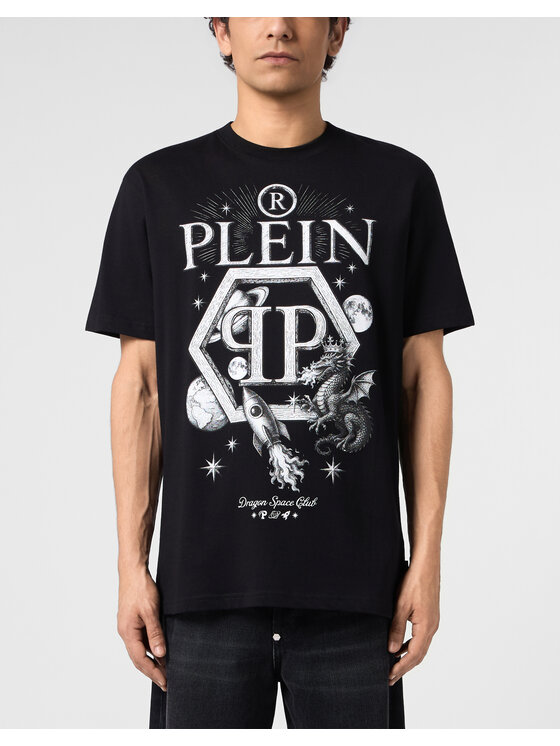 PHILIPP PLEIN PHILIPP PLEIN T-Shirt 31076 Černá Regular Fit