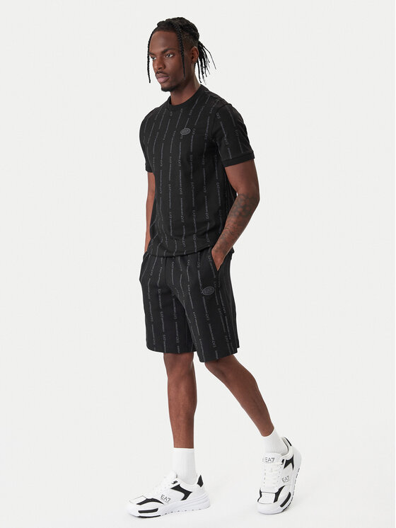 EA7 Emporio Armani EA7 Emporio Armani Спортни шорти 7M001393 AF12660 FC039 Черен Regular Fit